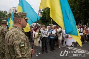 Сегодня в Киеве в шествии к парку Славы участвовали 3,5 тыс. человек