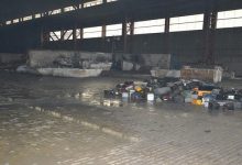 В Днепре горело предприятие по переработке аккумуляторных батарей. Видео