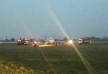Аэропорт Киев закрыт из-за аварии самолета при посадке