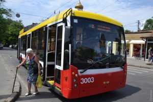 Троллейбусный парк Одессы пополнился новыми машинами