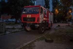 В Днепровском районе сгорело заведение общественного питания. Фото